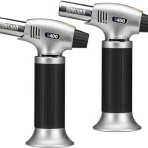 Torch S400 2 Pack, Refillable Kitchen Lighter